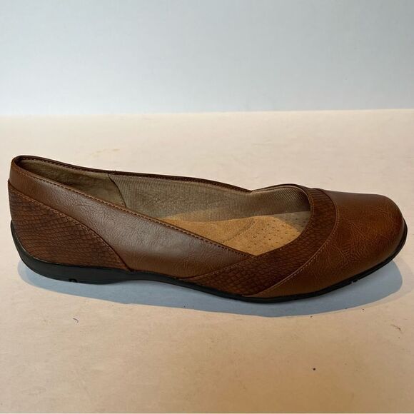 Women's Life Stride Soft System Loafers Brown Size 10M Slip On - Picture 4 of 8